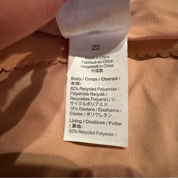 J. Crew Ruched Square Neck One Piece Swimsuit in Safari Green Sz 22 NEW - Picture 5 of 7